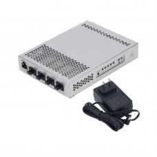 Original CRS305-1G-4S+IN 5-port Network Switch 10Gbps Gigabit Switch Dual System for MikroTik