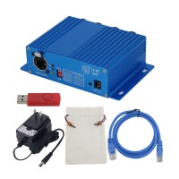 TP-D16 Blue ArtNet Stage Light Controller 4 Ports Bidirectional Network Signal Transmission Controller 4 Channel