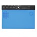 330x235x15mm Soldering Mat High Temperature Resistance Aluminum Alloy Maintenance Platform for Precision Electronics