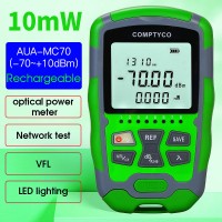 -70 ~ +10dBm AUA-MC70 10MW 4 in 1 Mini OPM Rechargeable Optical Power Meter Red Light Integrated Machine