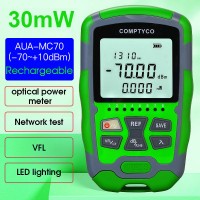 -70 ~ +10dBm AUA-MC70 30MW 4 in 1 Mini OPM Rechargeable Optical Power Meter Red Light Integrated Machine