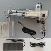 Transparent Tufting Machine Electric Carpet Tufting Gun Tool w/ Gear Cover for Loop Pile Cut Pile