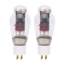 2PCS Shuguang 300B-98 Electron Tube Vacuum Tubes with White Porcelain Base and Gold-Plated Pins