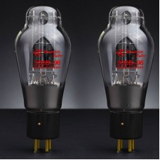 2PCS Shuguang 300B-98 Electron Tube Vacuum Tubes Electronic Tubes with Black Base & Gold-Plated Pins