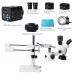 HY-5199SZW 3.5 - 90X 4K HDMI Camera Trinocular Microscope Stereo Zoom for Phone Maintenance Magnification