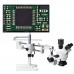 HY-5199SZW 3.5 - 90X 4K HDMI Camera Trinocular Microscope Stereo Zoom for Phone Maintenance Magnification