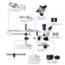 HY-5199SZW 3.5 - 90X 4K HDMI Camera Trinocular Microscope Stereo Zoom for Phone Maintenance Magnification