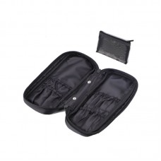 12 Slot Mini Portable Zipper Bag Oxford Cloth Multi-functional Makeup Brush Organizer Bag without Handle