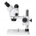 7045 Simul-Focal Trinocular Microscope 3.5-50X Stereo Digital Industrial Microscope Video Camera for Soldering Repair