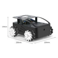 WHEELTEC Robot Car Robotic Car Assembled Basic Version with Mecanum Wheels for Education Competition