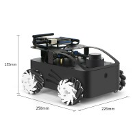 WHEELTEC R550 LBC Assembled Robot Car ROS Car w/ Mecanum Wheels for Education Research Competition