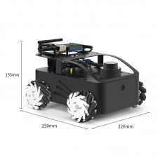 WHEELTEC R550 LBC Assembled Robot Car ROS Car w/ Mecanum Wheels for Education Research Competition