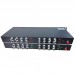 16-Way HD Video Converter CVI TVI AHD Optical Fiber Transmission for 2MP 1080P Coaxial HD Cameras