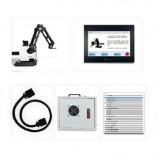ZEKEEP 3-Axis Small-Sized Industrial Robot Arm Mechanical Arm Robotic Arm w/ 3KG/6.6LB Load Capacity