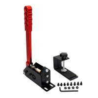 ODDOR USB Handbrake PC Game Handbrake (Red) + Clamp for Simagic MOZA Drifting & Rally Racing Games