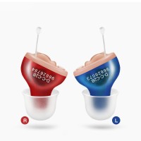 Pair of Invisible Hearing Aids Battery Powered in Canal Hearing Aids Suitable for Senior Citizens