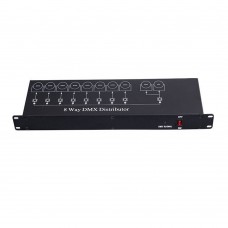 8-Channel DMX512 Signal Amplifier 30W LED High Performance DMX Splitter for Stage Light Control
