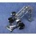 22B Full Metal 3-Axis Stepper Mechanical Arm Unassembled Kit without Motor High Performance Industrial Robot