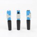 50PCS Embeded SC UPC Connectors Fiber Optic Connector Mechanical Splice Connectors for FTTH Projects