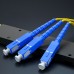 10PCS 1x2 SC/UPC Optical Splitter 1 in 2 out FBT Splitter Dual Window Coupler for FTTH Projects