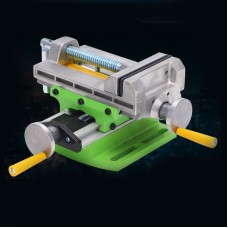 3 Inch Vice Precision Machine Vice 2-Way Cross Slide Vice Suitable for Bench-Type Drilling Machines