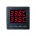 TT72A Two-Way Temperature Controller 220V and 12V Input Voltages + Two 2m/6.6ft Waterproof Probes