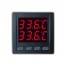 TT72A Two-Way Digital Temperature Controller 220V and 12V Input Voltages + Two 2m/6.6ft Lug Probes