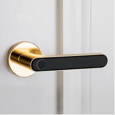 Golden Fingerprint Door Lock Smart Lock Biometric Door Lock with Handle for Home Apartment Hotel