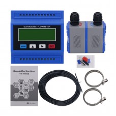 TUF-2000M Ultrasonic Flowmeter Digital Ultrasonic Water Flow Meter With TM1 Probe DN50-700mm