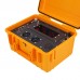 HamGeek Waterproof Radio Box Orange for Xiegu G90/IC-2730/FTM-200DR/FTM-300DR/FTM-6000R Transceiver