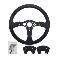 Simplayer 13" SIM Racing Wheel Steering Wheel (Plastic surface) Replacement for Thrustmaster T300RS GT