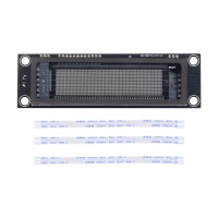 VFD 12832 Display Module Vacuum Fluorescent Display for Decoder Board 5V/0.3A Multi Serial Port