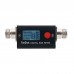 HamGeek HG106B 80MHz-999MHz Digital SWR Meter SWR Power Meter below 120W w/ Data Cable and Adapters
