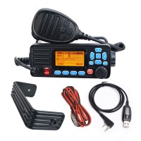 RS-509M Standard Version 25W 50KM VHF Transceiver Marine Transceiver IPX7 with Programming Cable
