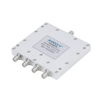 QY-PS4-0.8/3-SI 800-3000MHz 4-Way RF Power Splitter 0.8-3GHz RF Power Combiner with SMA Connector