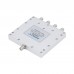 QY-PS4-0.8/3-SI 800-3000MHz 4-Way RF Power Splitter 0.8-3GHz RF Power Combiner with SMA Connector