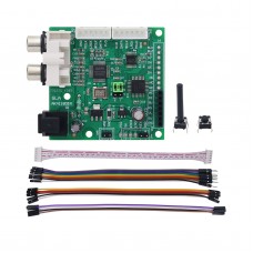 AK4118 Digital Receiver Board Optical/Coaxial/I2S Input to I2S Output Audio Accessory for DIY Users