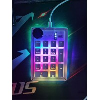 PS17 Numpad Mechanical Keyboard Mechanical Number Pad (with White Shell) Supports VIA for Designers