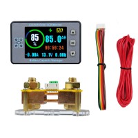 VA9810 Type-B 300A 2.4-inch High Precision Color Screen Bluetooth Coulomb Meter Battery Capacity Manager (with Base)