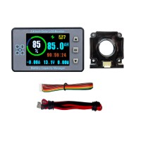 VAH9710 Type-B 120V 50A 2.4-inch Color Screen Coulomb Meter High Precision Voltage Current Battery Capacity Manager