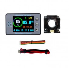 VAH9710 Type-B 120V 300A 2.4-inch Color Screen Coulomb Meter High Precision Voltage Current Battery Capacity Manager