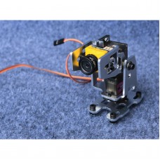 High Quality Adjustable Aluminum Alloy FPV PTZ Stand for Aircraft Model Camera PTZ Robotic Accessory