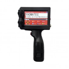 Yaomatecm12.7mm Handheld Inkjet Printer 4.3-inch Touch Screen with Imported Ink Cartridge for HP