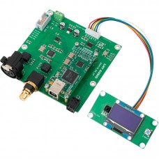 LHY Audio AK4118 Receiver Board USB Optical Coaxial AES Input to IIS Output + Display Control Board
