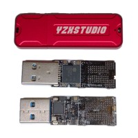 YZXSTUDIO 2258XT-3V23-680G-PSLC (S Size) 680G SSD Flash Drive SSD Thumb Drive of High Performance