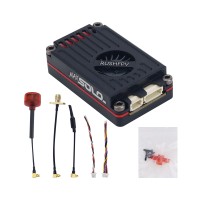 RUSHFPV MAX SOLO 2.5W FPV Transmitter Analog FPV VTX + MMCX Antenna for FPV Fixed Wing Drones