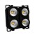 4 x 100W 3200K Cold Light COB LED Blinder 4 DMX512/Voice Control Audience Light Stage Light