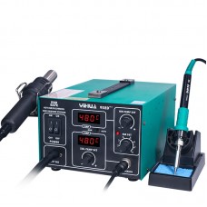 YIHUA 952D+I Intelligent Air Pump Type Rework Station and Soldering Station in One Support Manual/Automatic Switch