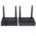 200m 4K Wireless HDMI Extender Video Transmitter 2.4G/5.8GHz Dual Band Antenna with One TX and One RX