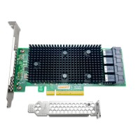 SAS3416-16i HBA 16-Port SAS/SATA/NVMe Expansion Card LSI SAS3416 Chip with Mini SAS SD SFF8643 Interface